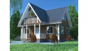 Каркасный дом 6х9 КМ-2