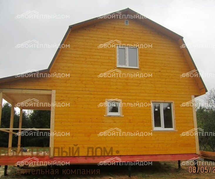 Каркасный дом 6х8м для семьи Кравченко фото 3
