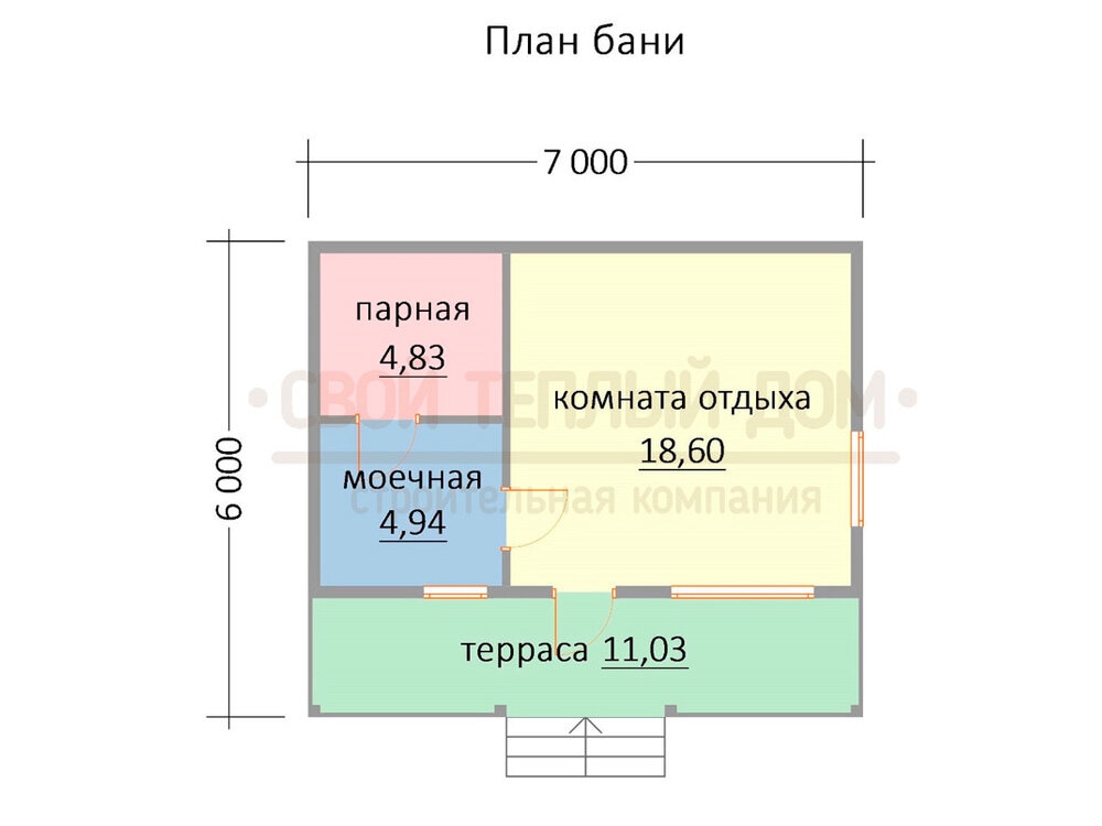 Баня из бруса: 3 проекта на ваш суд